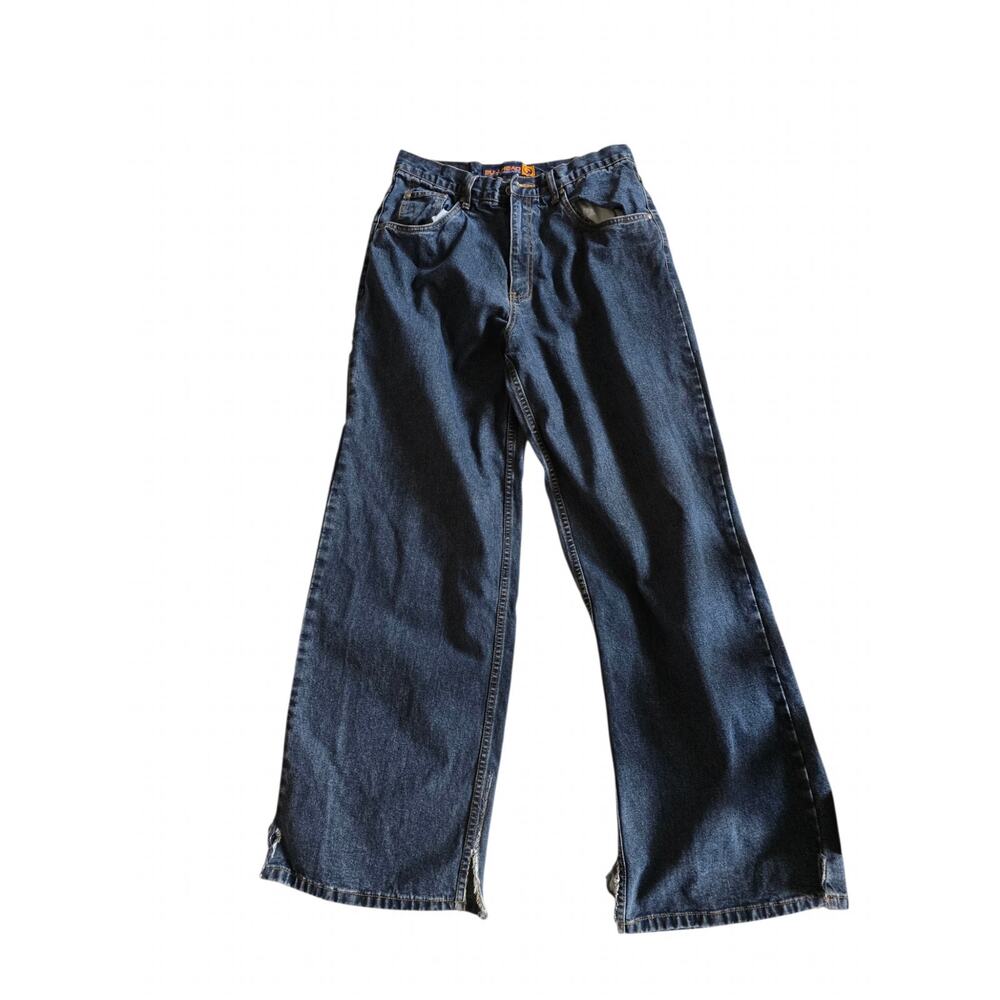 Vintage BullHead Baggy Distressed Denim Jeans Y2K Skate Collection Size 32